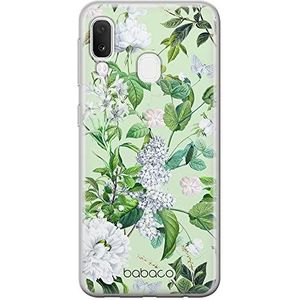 BABACO ERT Group Coque de téléphone Portable pour Samsung A20e Original et sous Licence Officielle Motif Flowers 038 Parfaitement adapté à la Forme du téléphone Portable, Coque en TPU