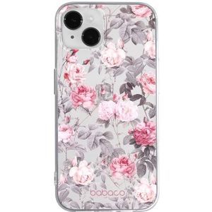 ERT GROUP mobiel telefoonhoesje voor Iphone 13 MINI origineel en officieel erkend Babaco patroon Flowers 054 optimaal aangepast aan de vorm van de mobiele telefoon, gedeeltelijk bedrukt