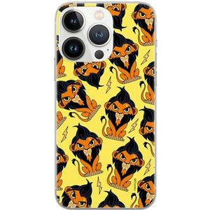 ERT GROUP Originele iPhone 13 Pro mobiele telefoonhoes met officiële licentie Disney Scar 002-patroon perfect passend bij de vorm van de mobiele telefoon, TPU-hoes
