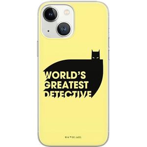 ERT GROUP Officieel gelicentieerde DC Batman 051 mobiele telefoonhoes voor iPhone 13 perfect passend bij de vorm van de mobiele telefoon, TPU-hoes