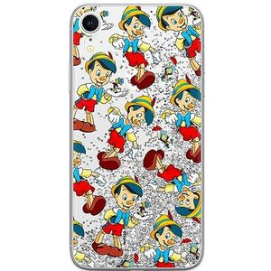 ERT GROUP Coque de téléphone portable pour Apple Iphone XR Original et sous licence officielle Disney motif Pinocchio 002, avec effet de débordement de paillettes