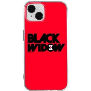 ERT GROUP mobiel telefoonhoesje voor Apple Iphone 14 origineel en officieel erkend Marvel patroon Black Widow 010 optimaal aangepast aan de vorm van de mobiele telefoon, hoesje is gemaakt van TPU
