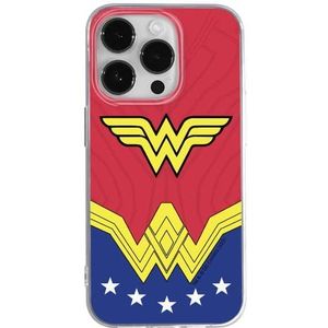 ERT GROUP Originele iPhone 14 Pro mobiele telefoonhoes met officiële DC-licentie Wonder Woman 008-patroon perfect passend bij de vorm van de mobiele telefoon, TPU-hoes