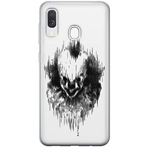 ERT GROUP étui de téléphone mobile pour Samsung A40 original et officiellement reconnu Horreur modèle It 012 adapté de manière optimale à la forme du téléphone portable, coque est en TPU