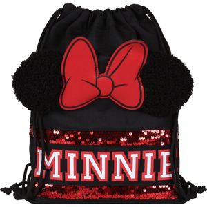 Disney Minnie Mouse Tas / Rugzak, zwart en rood 32x39 cm