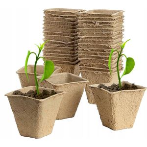 Set turfpotten voor zaailingen 5x5 cm, 72 st.