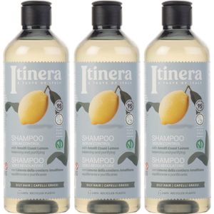 ITINERA - Shampoo voor vettig haar met citroen van de kust van Amalfi, 370 ml (3 stuks)