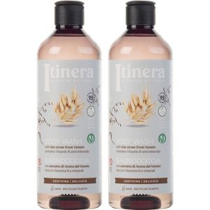ITINERA - Kalmerende bodywash met haver uit Veneto, 95% natuurlijke ingrediënten, 370 ml (2 stuks)