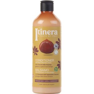 ITINERA - Conditioner voor beschadigd haar met kastanje uit de Toscaanse heuvels, 96% natuurlijke ingrediënten, 370 ml (1 stuk)