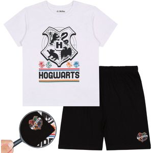 Zweinstein - Jongenspyjama - Zwart-Wit - Korte Broek - 9-10 Jaar