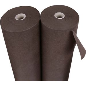 Onkruidvlies Tuinvlies Tegen Onkruid bruin, AGROTEXTIEL 1.6m 150g/m² met UV / 5 meter | Hoge UV-Stabilisatie | Scheurvast tuinvlies tuinfolie mulchvlies afdekvlies wortelblokkering, ademend | Niet-geweven Stof bruin