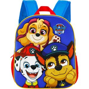 Paw Patrol - Marineblauwe 3D schoolrugzak voor een jongen, 31x24x9 cm