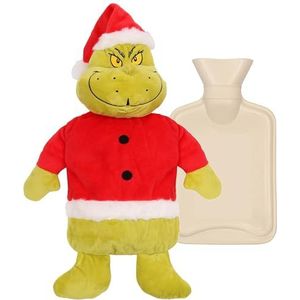 Grinch Warmwaterkruik met Zachte Hoes, Natuurrubber 1L