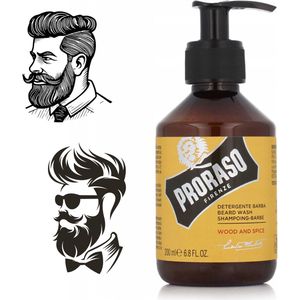 PRORASO Baardshampoo Wood and Spice 200ml
