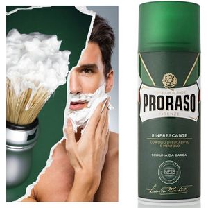 Proraso Rinfrescante - Verfrissend scheerschuim met menthol en eucalyptus
