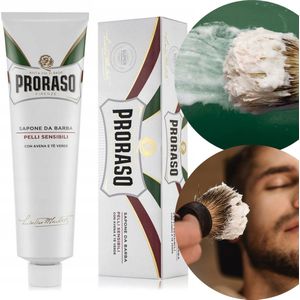 Proraso - Scheercrème in een Tube voor Gevoelige Huid, 150ml