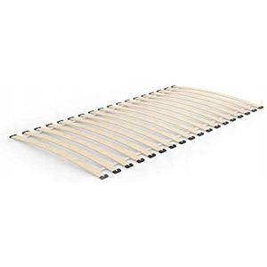 BDW - Flexrol Lattenbodem - Gebogen, Flexibel - van Multiplex - met Kunststof Lattenbodems - voor Tweepersoonsbed Of Eenpersoonsbed - voor Bed, Bedframe, Matrassen 140x70cm - 11 Stroken