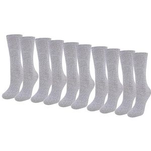 MARILYN Dames Forte 58 Long, Licht Melange | 5 paar, Eén Maat