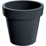 Prosperplast Bloempot/plantenpot voor binnen en buiten D40 x H35 antraciet kunststof