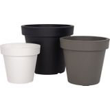 Bloempot Buiten Rond Lofly 50cm ANTRACIET Prosperplast