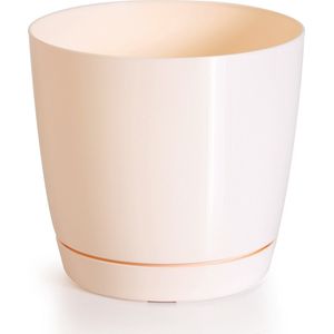 Prosperplast plantenpot - kunststof - beige - D24 x H22 cm