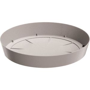 Prosperplast Opvangschaal/onderschaal voor bloempot/plantenpot - beige - rond - Dia 12,5 cm