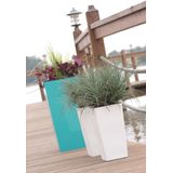 Prosperplast bloempot/plantenpot Urbi met binnenpot wit 32 x Kunststof