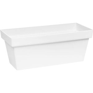 Bloembak Balkonbak Cube Case 60x26x24cm WIT Prosperplast