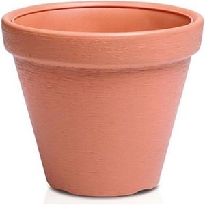 Kunststof bloempot 57 cm Classic Massive voor binnen en buiten, terracotta kleur