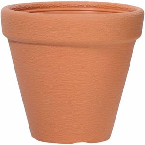 Prosperplast Plantenpot/bloempot Classic Garden - buiten/binnen - kunststof - terracotta - D35 x H36 cm
