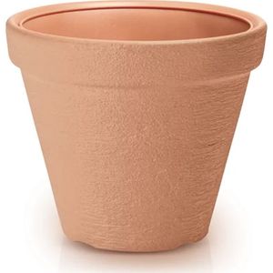 Prosperplast Plantenpot/bloempot Classic Garden - buiten/binnen - kunststof - terracotta - D40 x H41 cm