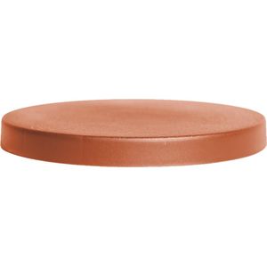 Plantenonderzetter/multiroller rond terracotta kunststof 30 cm - Trolleys voor kamerplanten