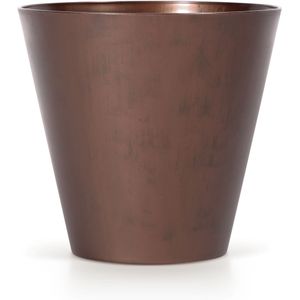 Prosperplast Bloempot/plantenpot voor buiten - kunststof - brons - D40 x H37 cm - 28 liter