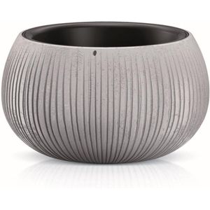 Prosperplast /BETON BOWL bloempot met inzet / Grijs