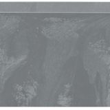 Kunststof Bloembak/Plantenbak Rechthoek Betonlook 60 cm Grijs