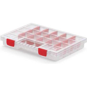 sorteerdoos 30 ronde plexi dozen 160x135x34mm