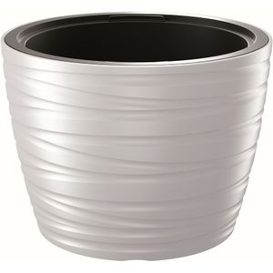 Plantenpot/bloempot Amazing - buiten/binnen - kunststof - wit - D47 x H35 cm - Plantenpotten