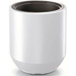 Plantenpot/bloempot Sevilla - buiten/binnen - kunststof - wit - D39 x H44 cm