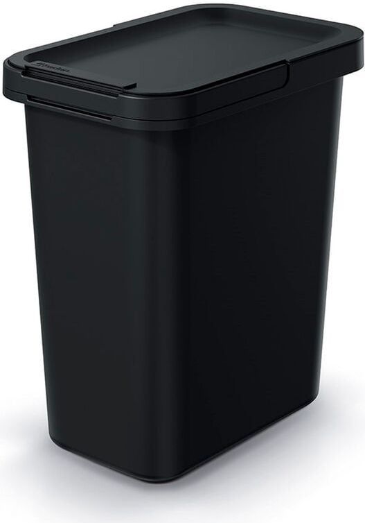 Prosperplast Keden - Afvalbak 12L - Zwart - Kunststof