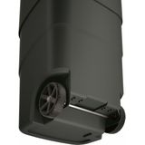 Prosperplast - Wheeler - Grote Afvalbak met wielen 90L - Zwart / Kunststof