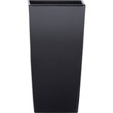 Prosperplast bloempot/plantenpot Urbi met binnenpot - antraciet - 32 x 32 x 61 cm - Kunststof