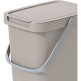 Keden - Compact Q - Afvalbak 12L - prullenbak - lichtbruin