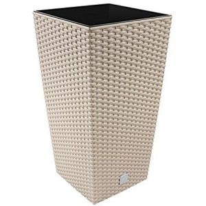 Prosperplast Rato 26.6l 26.5x26.5x50 Cm Bloempot Beige