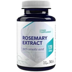 Hepatica Ursolzuur 75mg uit rozemarijnextract - 120 veganistische capsules | Krachtige ondersteuning voor spieren, stofwisseling en ontstekingsremmers | Laboratorium Getest | GMP