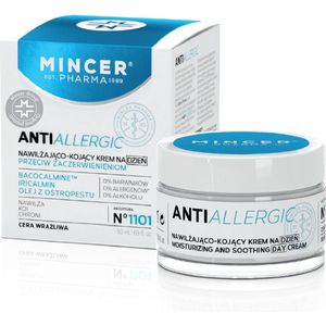 Antiallergische vochtinbrengende en verzachtende dagcrème tegen roodheid Nr.1101 50ml