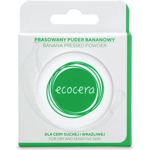 ECOCERA - Banana  Powder - Setting powder Make Up - Gezichts Poeder - Vegan - Parabenen vrij  - 10g - Make-up Fixatie