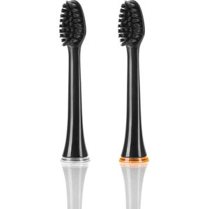 SEYSSO Carbon Professional vervangende opzetborstels compatibel met SEYSSO Sonic-borstels aanbevolen voor SEYSSO Professional en Basic tandenborstel • 2 stuks