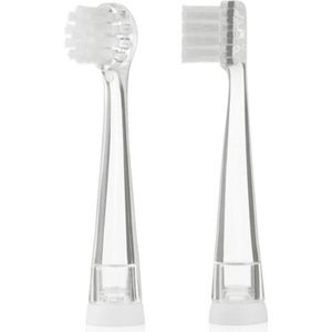 SEYSSO Baby Penguin 2 vervangende opzetborstels • voor elektrische sonische tandenborstel • maat klein voor baby's van 0-18 maanden • Alleen compatibel met SEYSSO Penguin Brush • Beste mondverzorging!