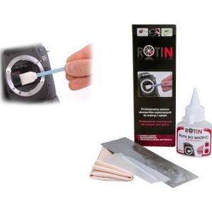 Rotin Cleaning kit B liquid + cloth + spatules voor camera dies