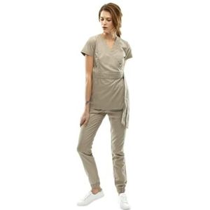 InWhite Dames Medical Set 2889, safari, XXL-3XL Große Größen